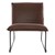 Lounge stol 85x63x76 cm brun mikrofiber WOMO-DESIGN