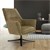 WOMO-DESIGN lounge chair with armrest olive, 76x76x74 cm, made of micro leather with suede look