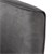 Silla de salón WOMO-DESIGN con reposabrazos grafito, 76x76x74 cm, en micro piel con aspecto de ante