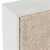 Kommode mit zwei Türen 75x89x30,5 cm Weiß/Natur aus Mangoholz WOMO-Design