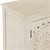 Kommode mit zwei Türen 76,5x81,5x41,5 cm Creme aus Mangoholz WOMO-Design