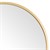 Espelho de parede com moldura metálica Ø 60 cm dourado em vidro por WOMO-Design
