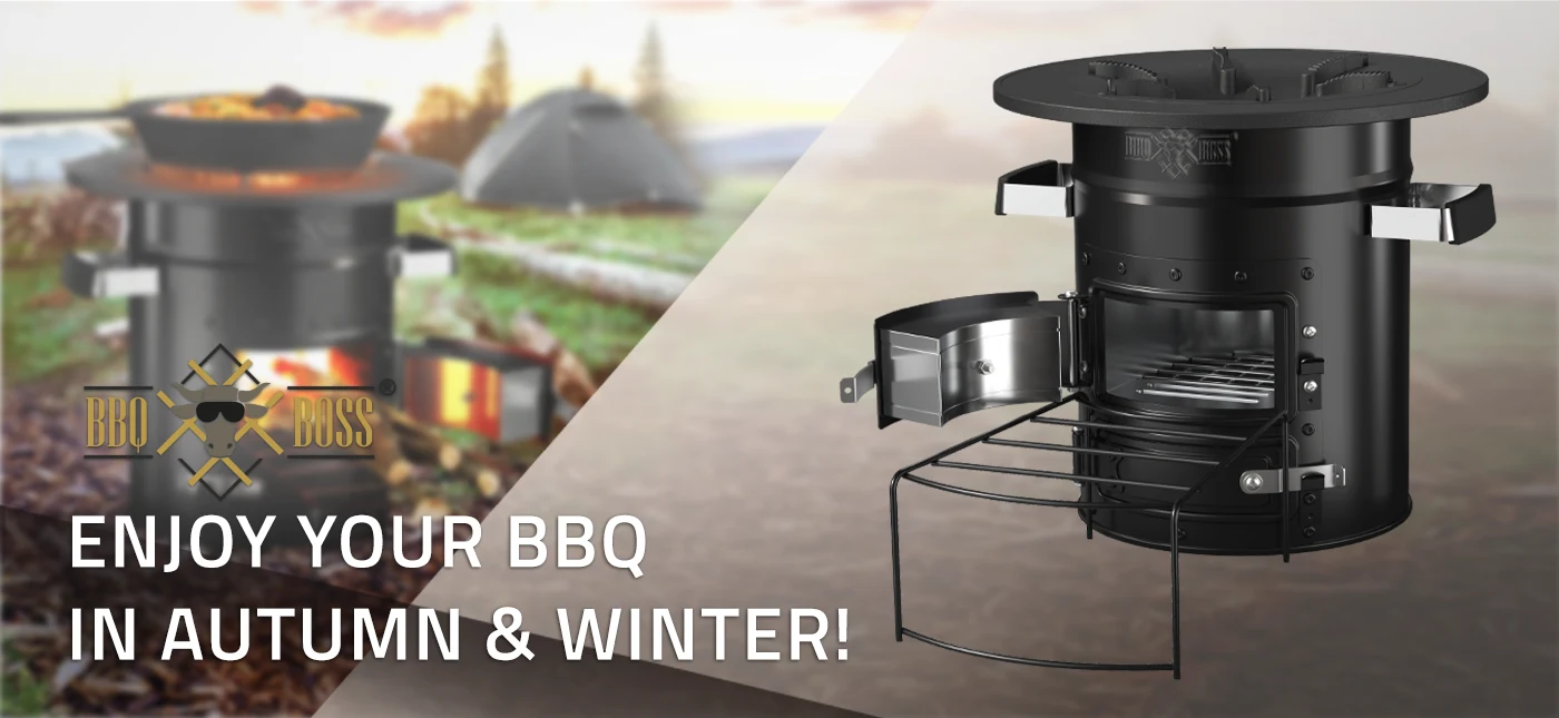 Barbecue accessories, rocket ovens and other mobile barbecues